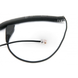 AXC-01 QD/RJ - kabel przyłączeniowy spiralny, 0,5 - 2m